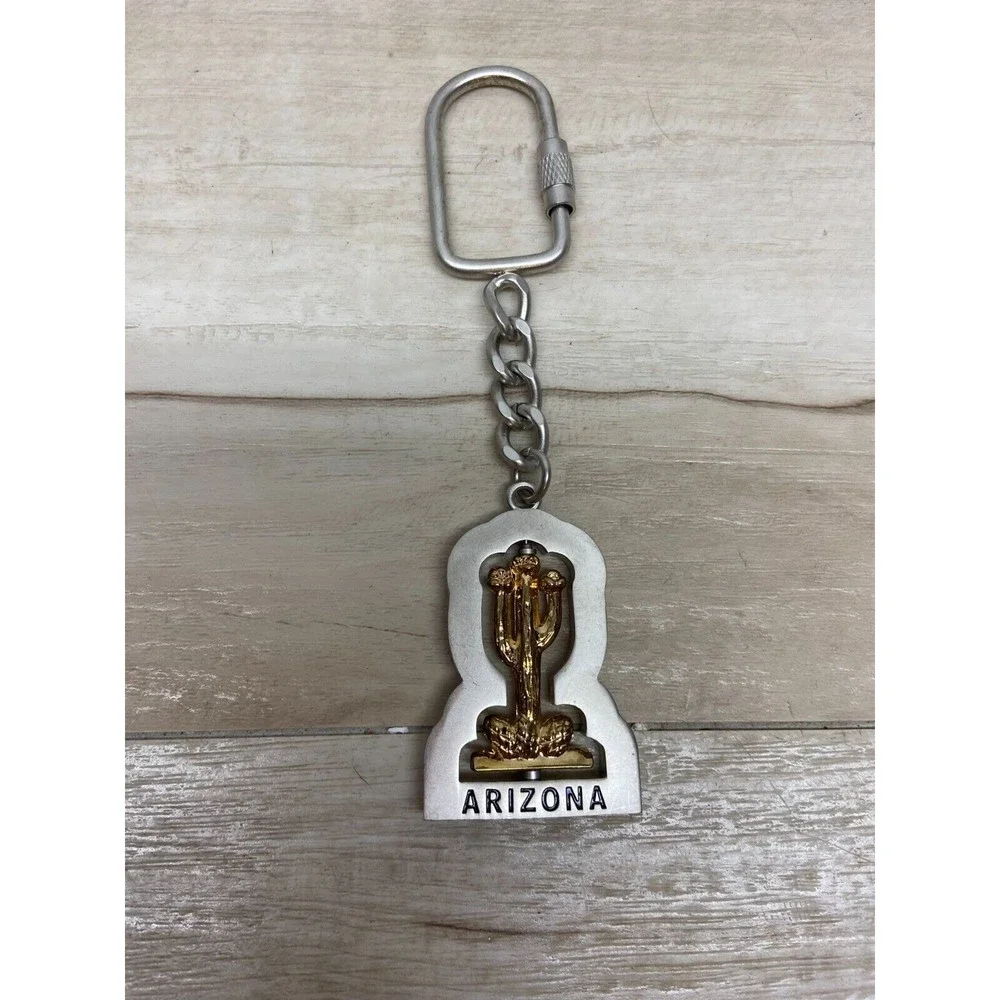 Vintage Arizona Spinner Keychain Travel Souvenir